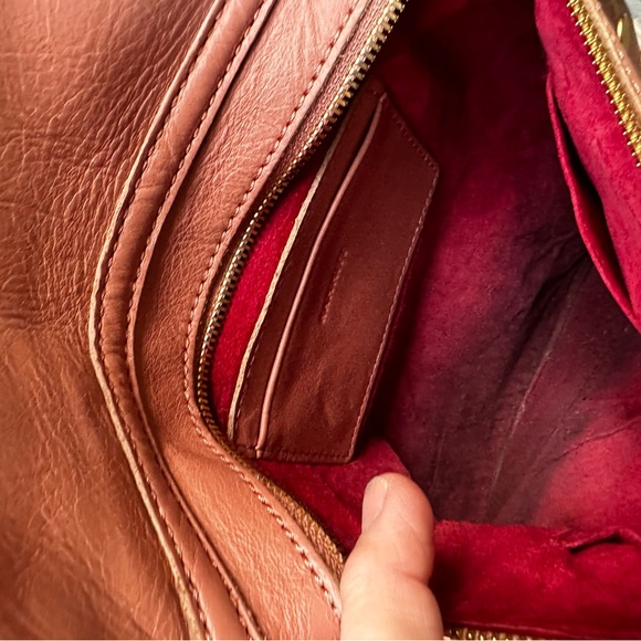 Pink Leather Shoulder Bag by Hammitt - Picture 5 of 8